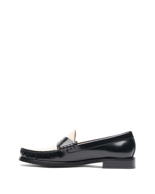 Stuart Weitzman Black Leather Loafers