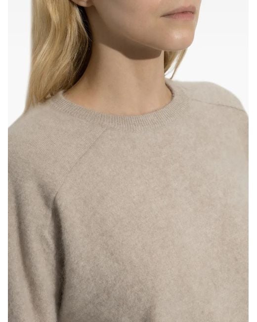 Lisa Yang White Lexia Cashmere Sweater