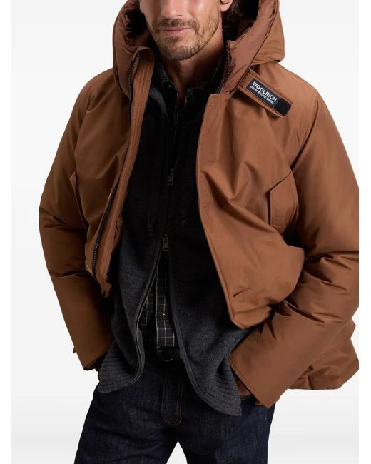 Woolrich Brown Arctic Hooded Parka for men