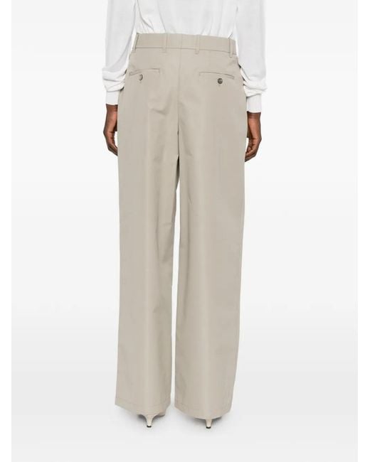 Wardrobe NYC White Pleated Trousers