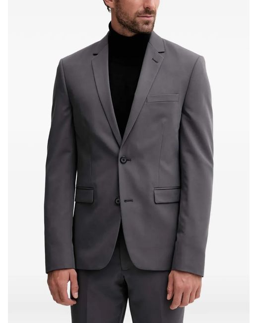 Traje Slim Con Botones Lindbergh de hombre de color Gray
