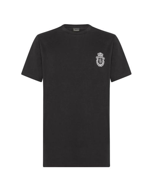 Billionaire Black T-Shirt Round Neck Ss Lion for men
