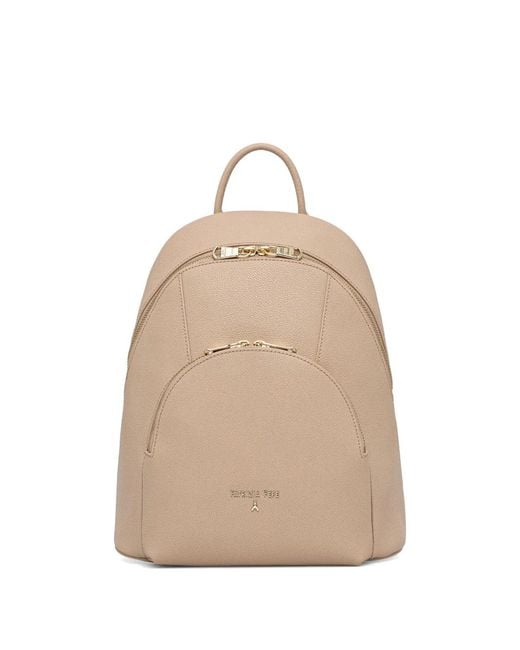 Patrizia Pepe Natural Logo-Lettering Backpack