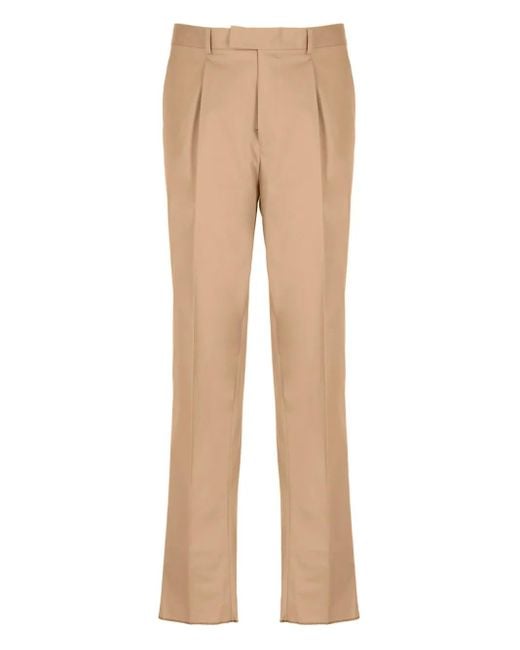 Zegna Bundfaltenhose mit eingefassten Taschen in Natural für Herren