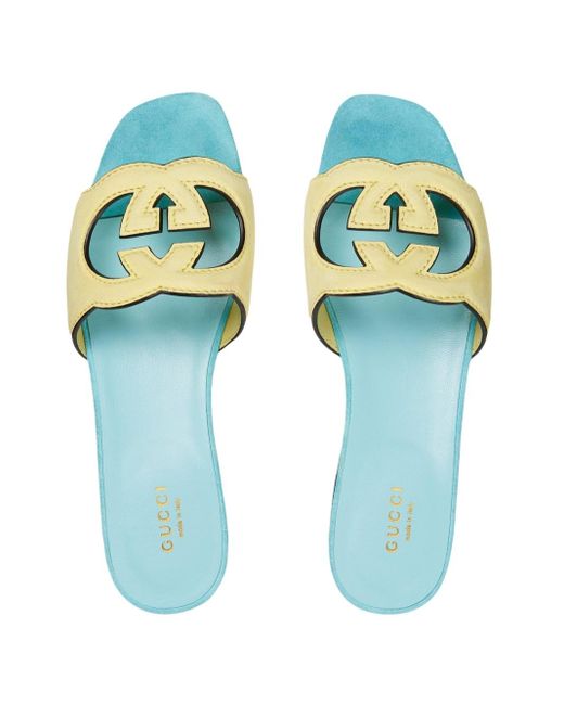 Gucci suede slides deals