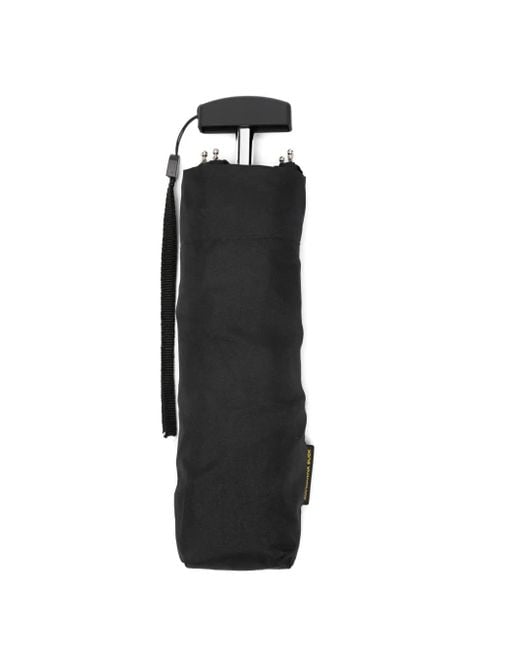 Mandarina Duck Black Logo-Print Umbrella