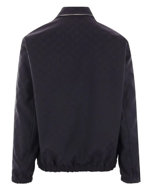 Gucci Blue Gg Reversible Jacket for men
