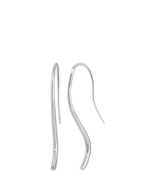 Heaven Mayhem White Lenora Drop Earrings