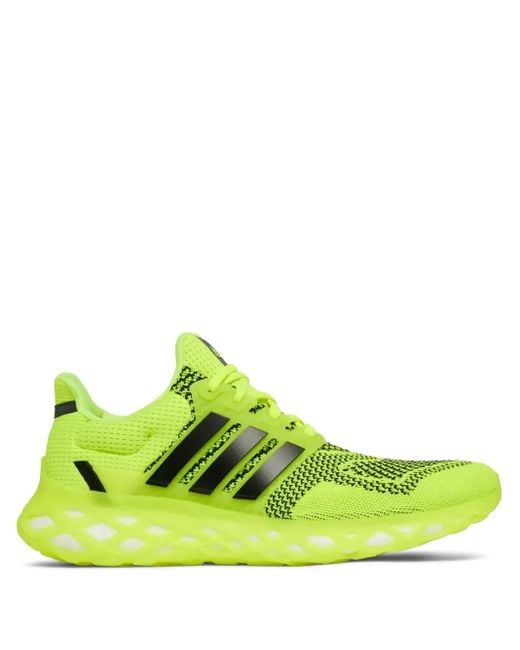 Adidas Green Ultraboost Dna Web "Solar/Core" Sneakers