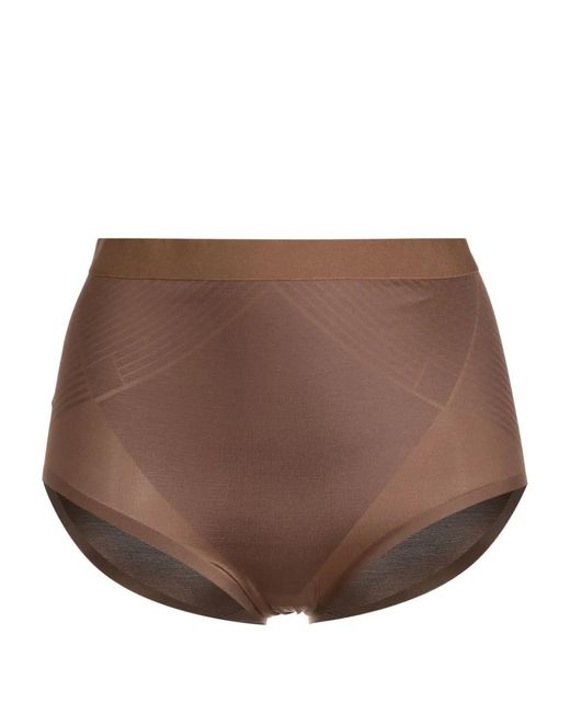 Spanx Brown Thinstincts 2.0 High-Waisted Briefs