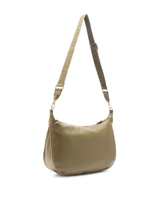 Liu Jo Green Logo-Lettering Shoulder Bag