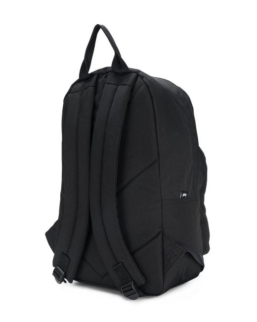 Stussy Logo-print Backpack in Black for Men | Lyst UK