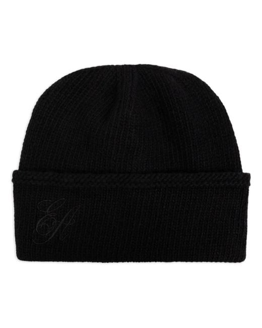 Emporio Armani ロゴ ビーニー Black
