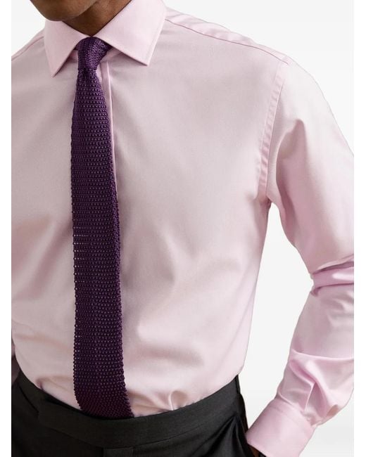 Ralph Lauren Pink Buttoned Twill Shirt for men