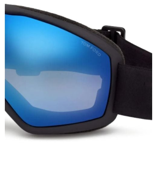Tom Ford Blue Shield-Frame Sunglasses