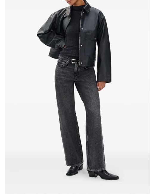 Rag & Bone Gray Five-Pockets Jeans
