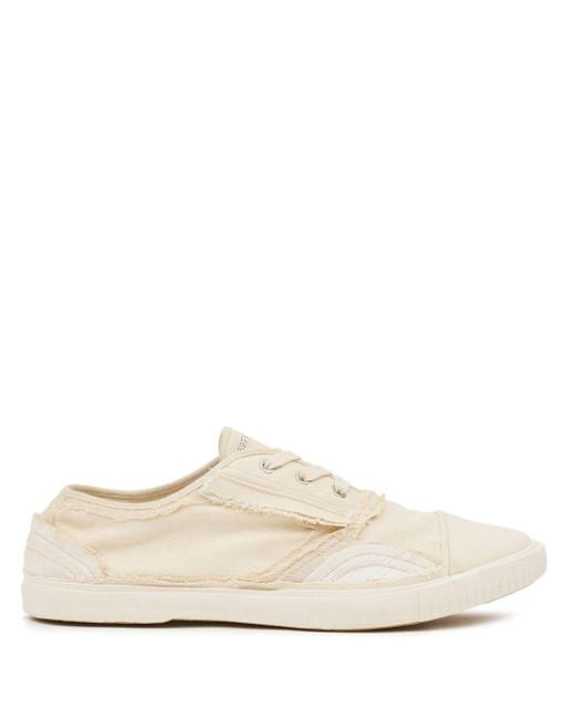 Maison Margiela White Inside Out Canvas Sneakers for men