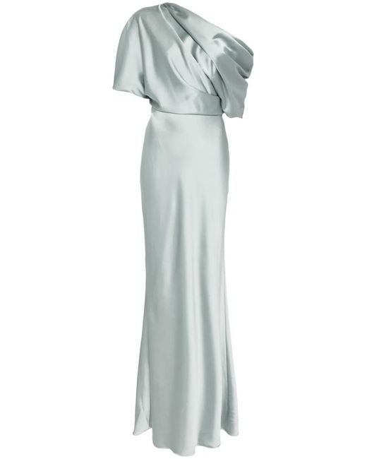 Amsale Green The Slouch Dress