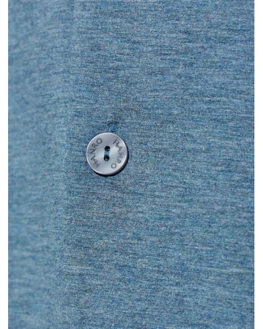 Hanro Blue Buttoned Shirt for men