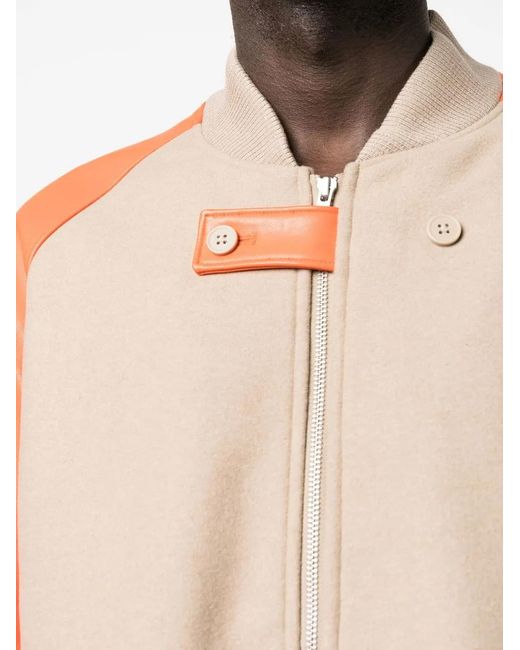 Y-3 Orange Classic Varsity Jacket for men