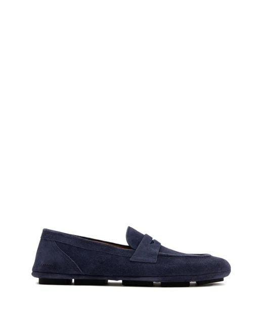 STURLINI FIRENZE Blue Gange Suede Loafers for men