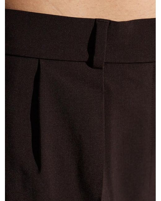 Lacoste Black Pantalon À Design Plissé
