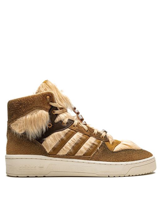 adidas X Star Wars Rivalry Hi Chewbacca Sneakers in Brown for Men | Lyst