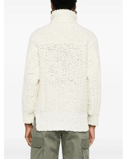 Moncler Trui Met Polokraag in het White