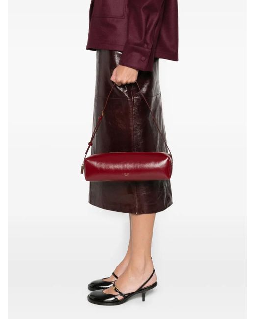 Khaite Purple Kye Cylindrical Shoulder Bag