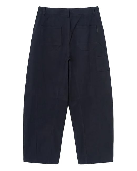 Juun.J Blue Panelled Trousers for men