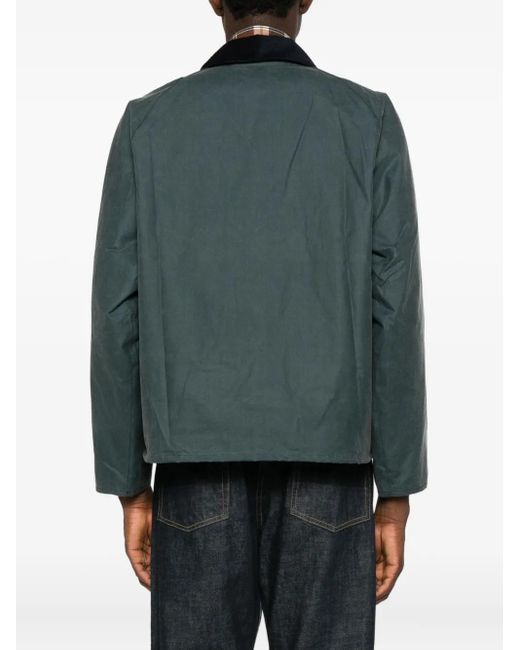 Barbour Green Transport Wax Jacket for men