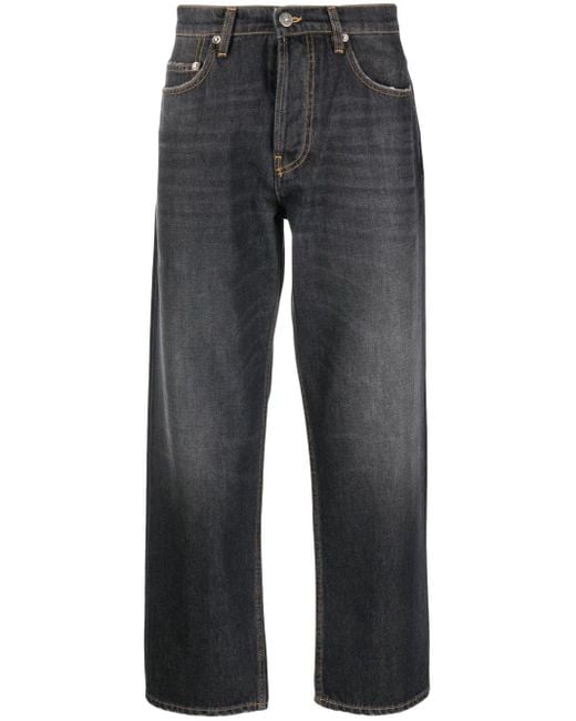 Golden Goose Deluxe Brand Cropped Jeans in het Gray voor heren