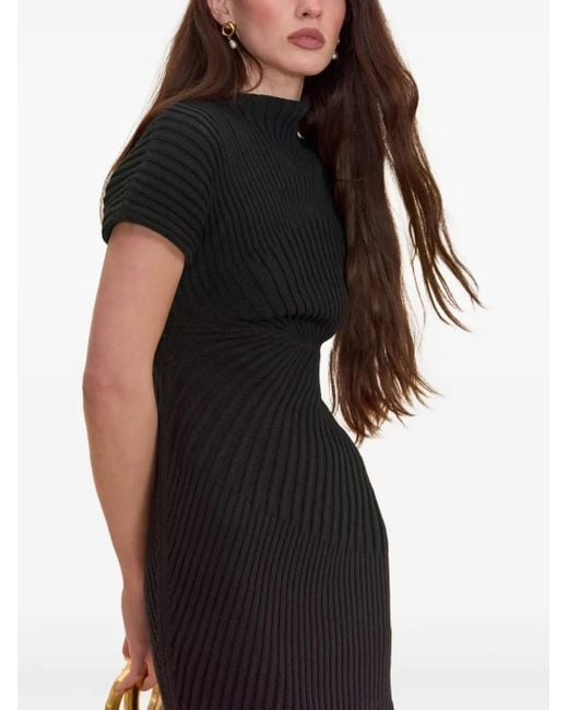 Cult Gaia Black Luka Mini Dress