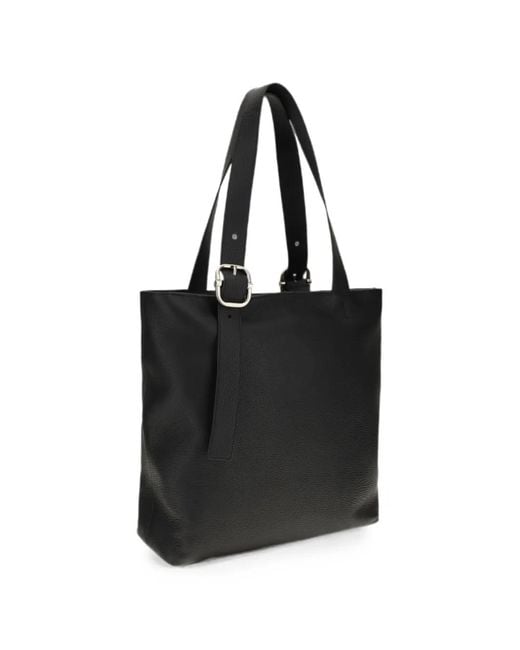 Loewe Black Loop Leather Tote Bag for men