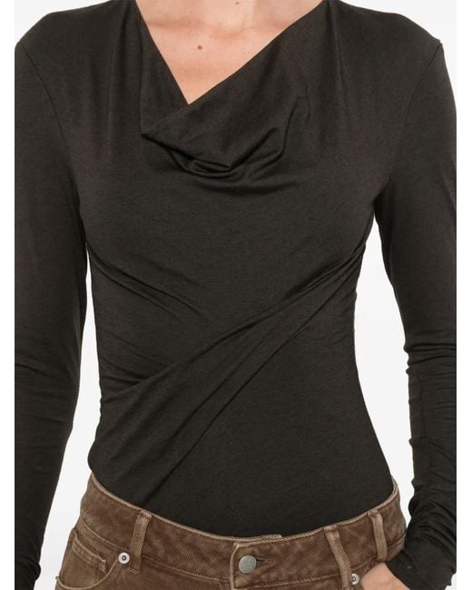 Paloma Wool Black Junco Long-Sleeve Top