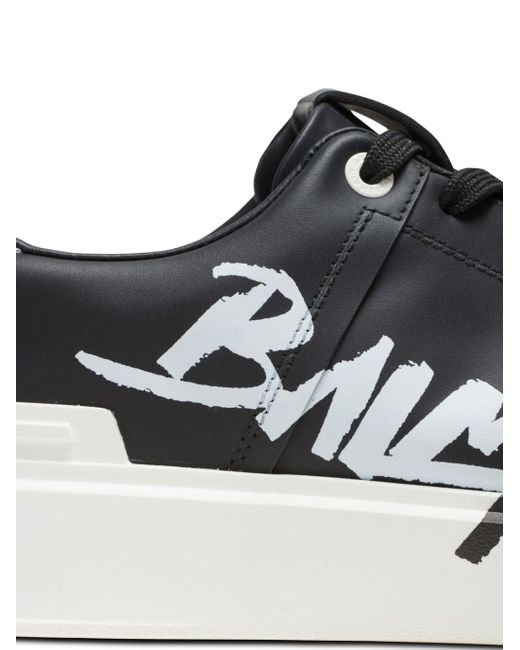 Balmain Sneakers Met Logoprint in het White voor heren