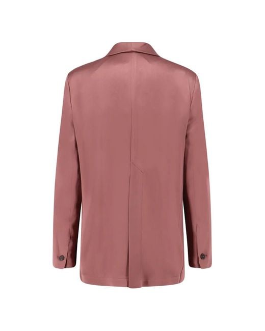 Alysi Pink Single-Breasted Blazer