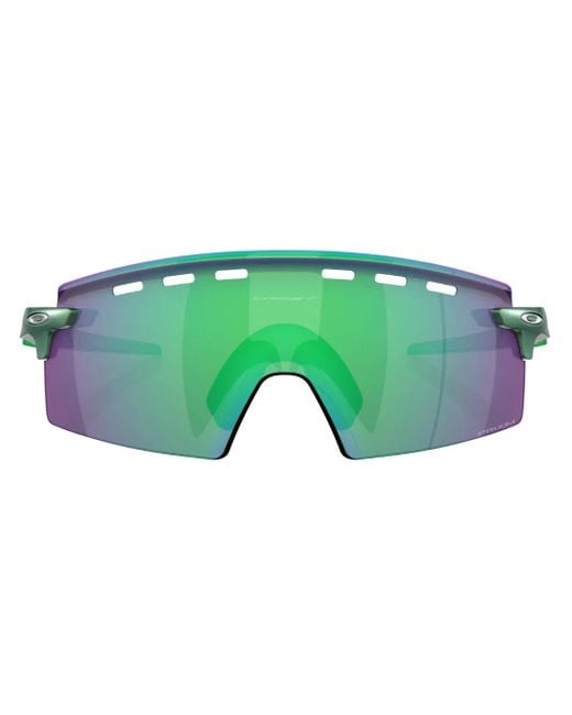 Oakley Green Encoder Strike Vented Oversize-Frame Sunglasses
