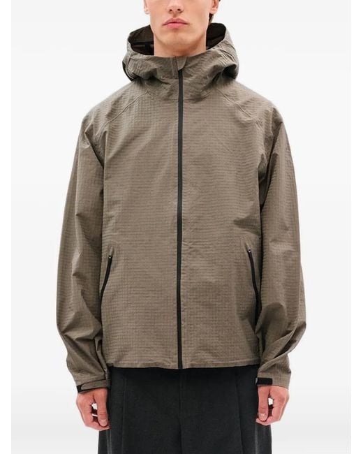 Hiking Patrol Brown Waypoint Check-Pattern Jacket for men