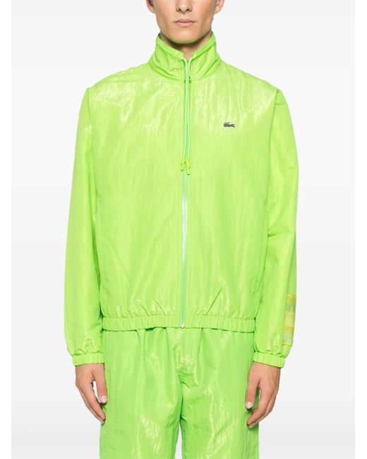 Lacoste Green Logo-Patch Jacket for men