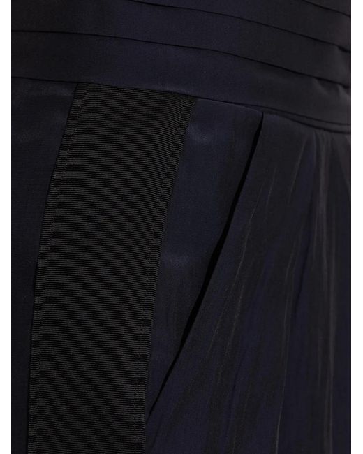 Lanvin Blue High-Waisted Tapered Trousers