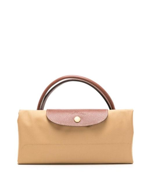 Longchamp Natural Medium Le Pliage Holdall