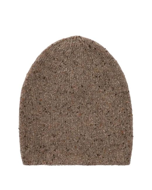 The Row Brown Marvy Textured Beanie