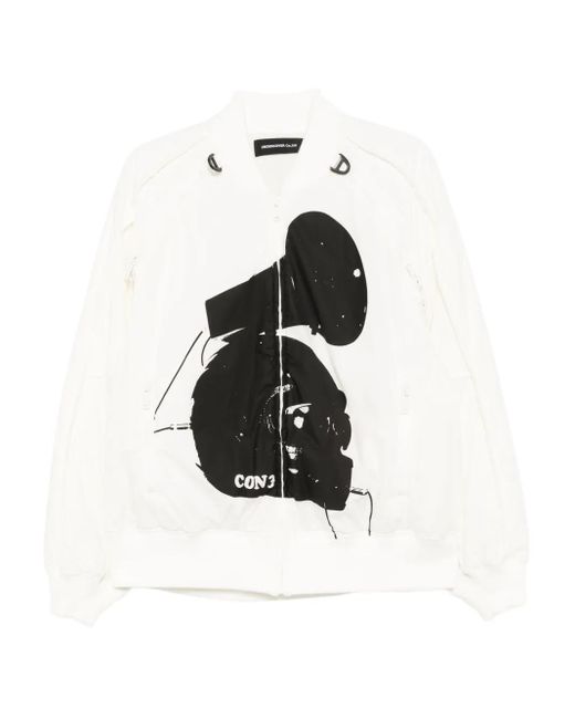 Undercover Bomberjack Met Grafische Print in het White voor heren