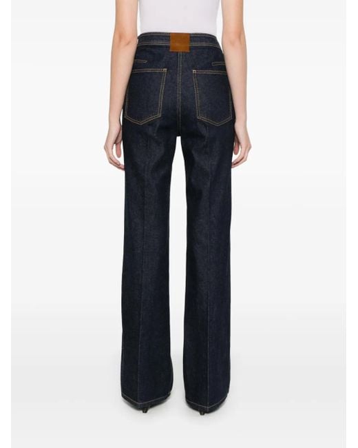 Lanvin Blue Flared Jeans