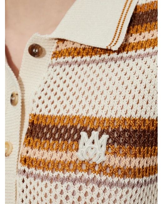 Amiri Natural Short Dresses