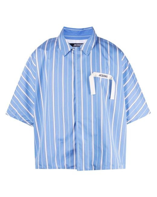 Jacquemus La chemise Cabri Hemd in Blau für Herren | Lyst AT