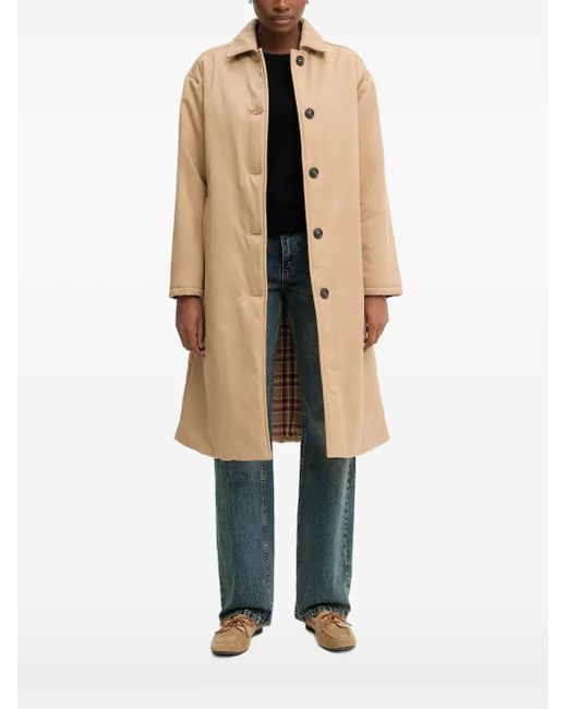 Benetton Natural Buttoned Coat