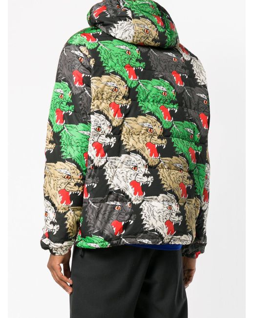 gucci print coat