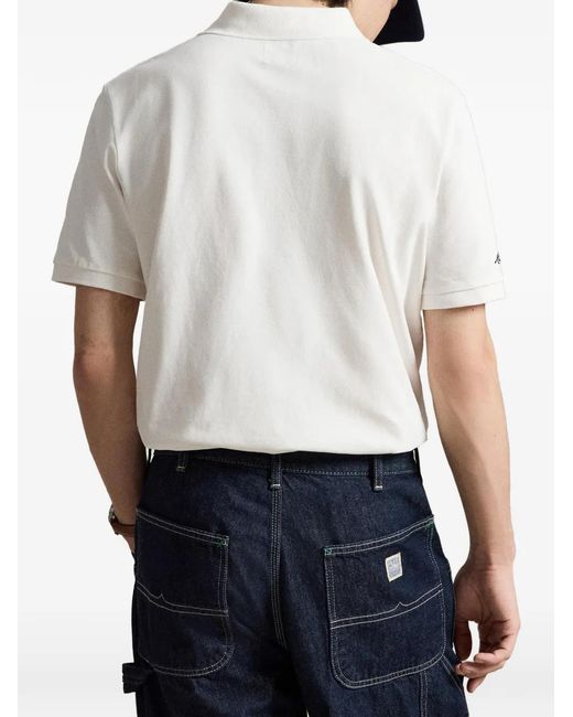 Polo Ralph Lauren White Classic Knit Polo for men